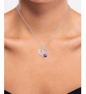 Ожерелье с подвеской Diamond Accent Heart, 16 дюймов + 2 дюйма