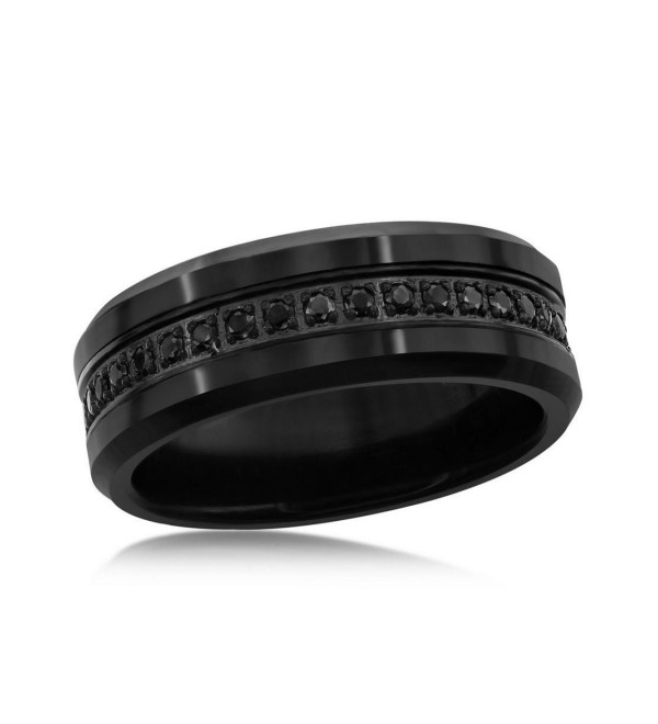 Black Eternity Tungsten Ring