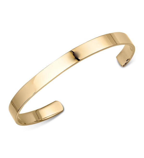 Bangle Bracelet 14K Gold-Plated Sterling Silver